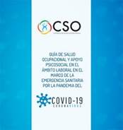 Guía de Salud Ocupacional y apoyo psicosocial en el ámbito laboral en el marco de la emergencia sanitaria por la pandemia del COVID-19