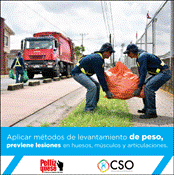 A group of men wearing safety vests pushing a large bag
AI-generated content may be incorrect.